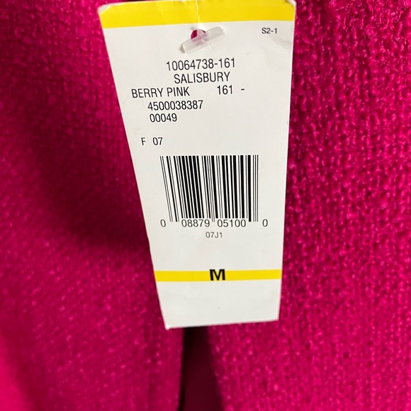 Jones New York Signature Boxy ladies Fuschia Jacket - Picture 3 of 6